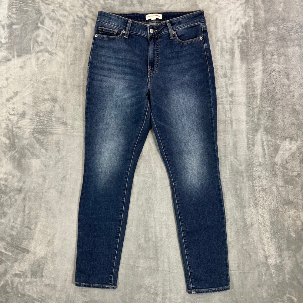 Lucky Brand Hayden Skinny Jeans Women's Size 8/29R Blue Dark Wash Denim Pants